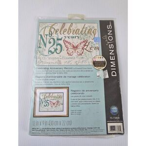 Dimensions Embroidery Kit Anniversary  New